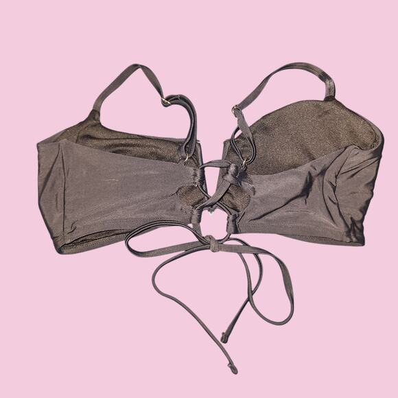 Time & Tru Black Swimsuit Top - Size XL - Picture 3 of 6